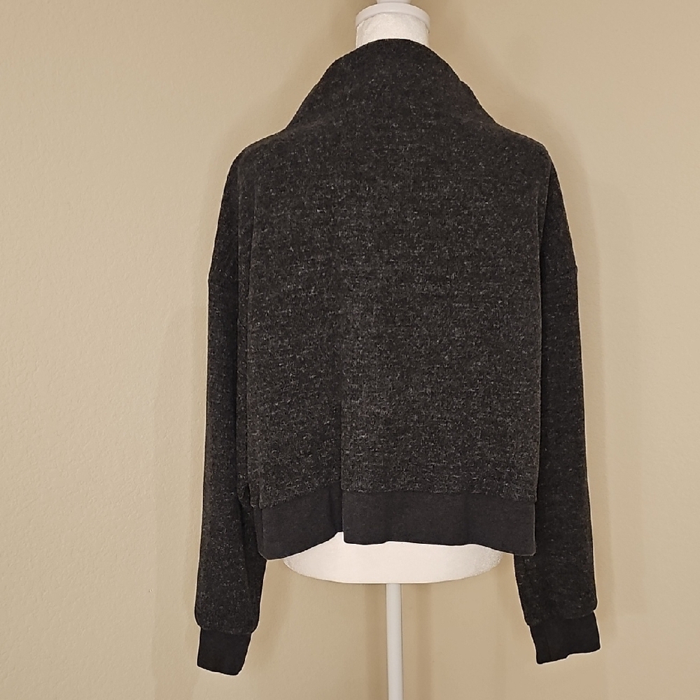 Nike Therma-fit Mock-Neck Gray Heather Training Top Sweatshirt Size Medium - Picture 4 of 7